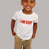 I-Am-Dope, Kids, White-Tshirt-With Orange-Puff-Letters