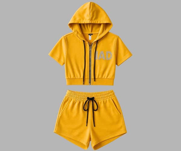 The Keep It Cute  Two Piece (Gold) Set