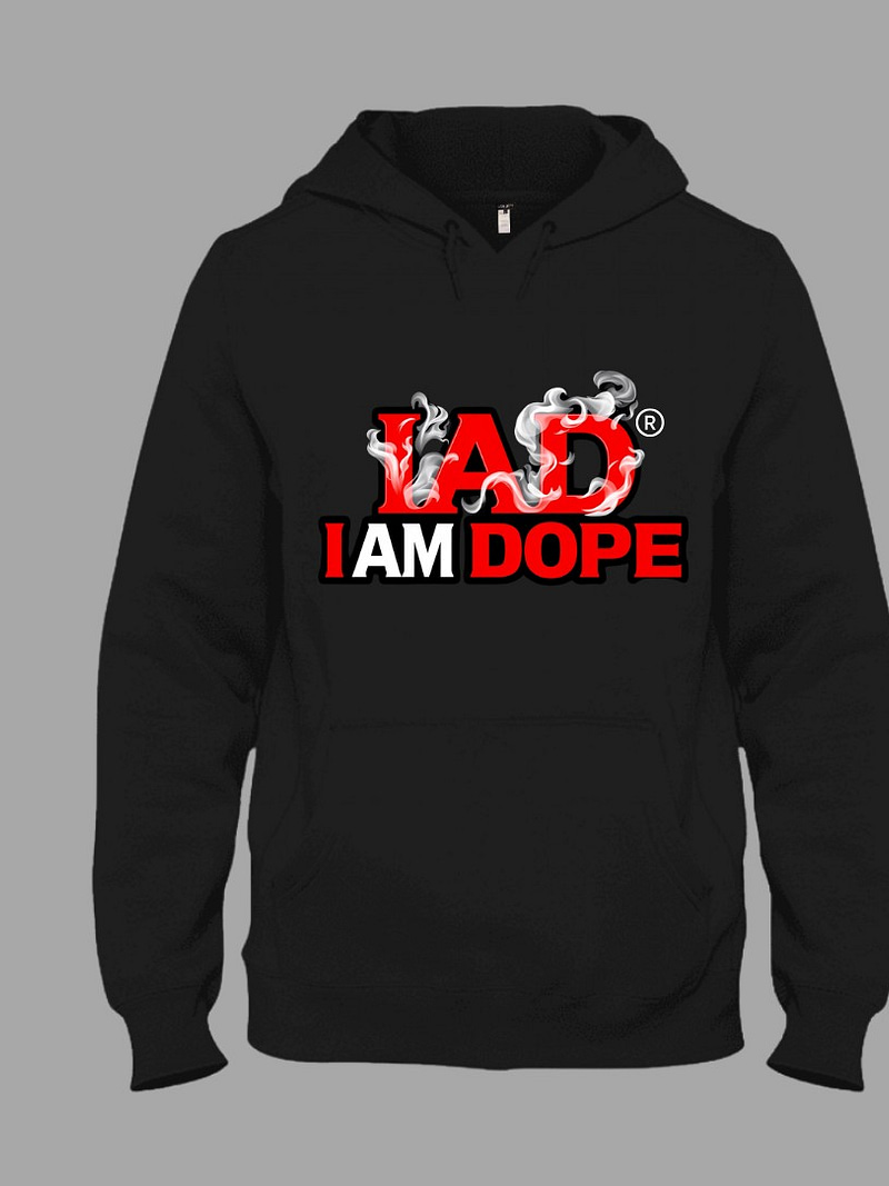 I Am Dope - Black Designer/Streetwear Hoodie