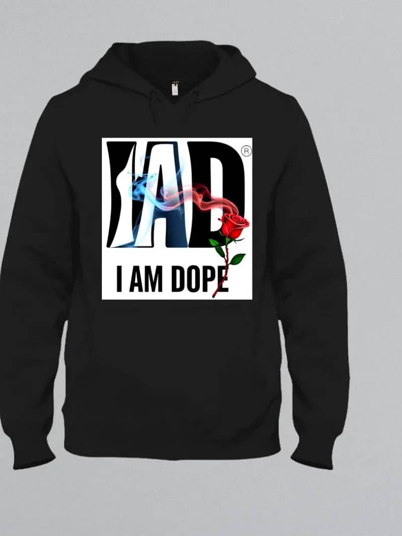 This I Am Dope Rose Hoodie Is Not Only Fashionable It's Extremely Eye Catching